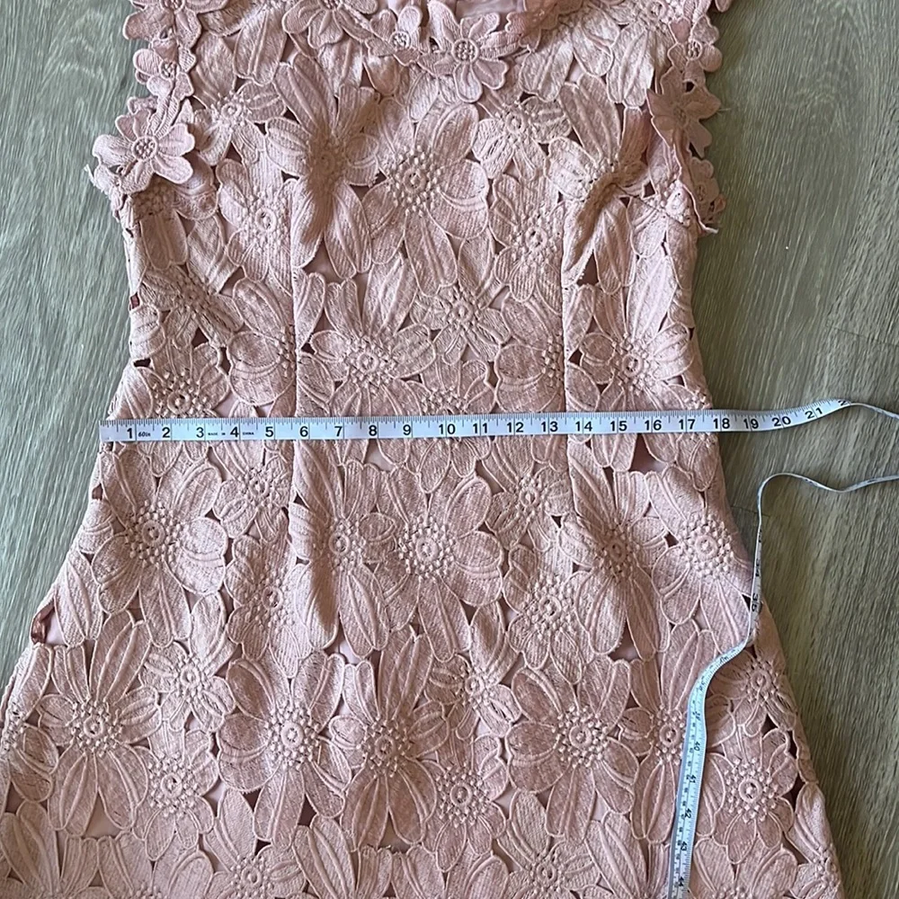 SOLD Chicwish Pink Lace Dress, Size L - Picture 4 of 10